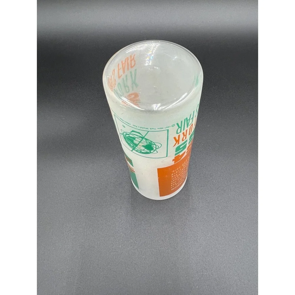 1964-65 NY World's Fair Souvenir Glass: Shea Stadium Collectible Barware